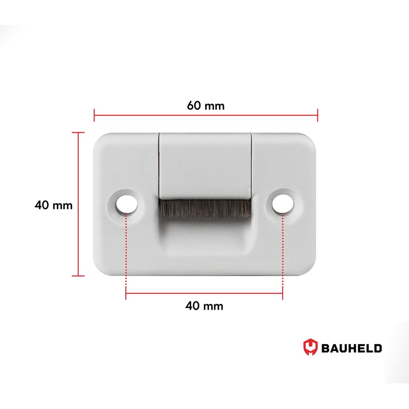 BAUHELD® Roller Shutter Belt Guide Surface-Mounted [Pack of 5] –