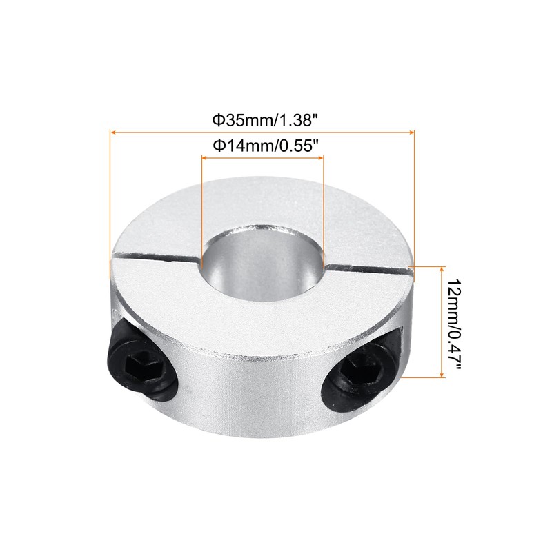QUARKZMAN Aluminium Adjustment Rings 14 mm Inner Diameter Double Split