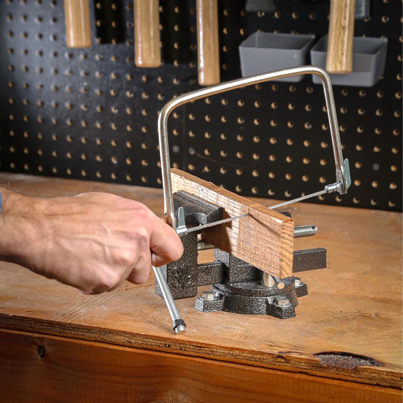 GreatNeck CP9 Coping Saw with Blades, 4-3/4 Inch, Adjustable 360°