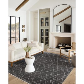Loloi II Vance Collection VAN-11 Charcoal/Ivory 2'-3" x 3'-10" Accent Rug