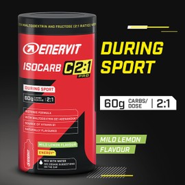 Enervit IsoCarb C2:1 Pro Isotonic Drink Powder, Mild Lemon