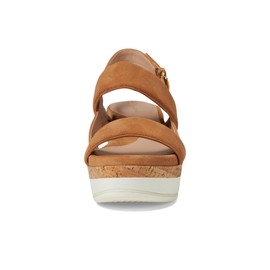 Cole Haan Women's Aislin Wedge Sandal, Pecan Suede/Cork, 8