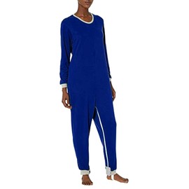 Benefit Wear Adult Anti-Strip Dignity Jumpsuit for Women and Men | One-Side Double Knit Polyester, Cotton Fabric Bodysuits with Inner Leg Zippers & Protective Snaps Tab for