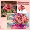 24 Pieces Artificial Rose Flowers Faux Silk Rose Flower with