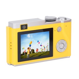 Retro Digital Camera 1080P 48MP Digital Point and Shoot Camera Vintage FHD Vlogging Camera Selfie Camera - 2.4" HD Screen, 16X Digital Zoom, Double Front Lens