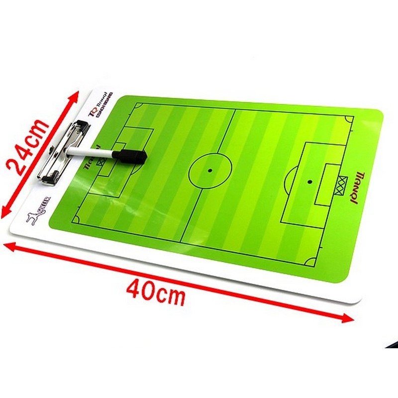 サッカー コーチングボード バインダー 作戦盤 フル&ハーフフィールド 両面OK