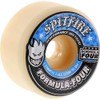 58mm Spitfire Wheels Formula Four Conical Full White w/Blue Skateboard