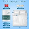 Disposable Sheets for Travel, 7-In-1 King Size Travel Bed Sheets