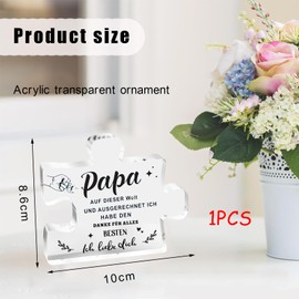 Father's Day gift for dad, first unusual Father's Day acrylic day gifts from baby, father's acrylic gift idea gift, acrylic block gift ideas, father's day gifts for stepdad fathers grandpa