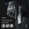 SHENKEL フルフィンガー カーボンナックルガード付き タクティカルグローブ BK ブラック 黒 L glove-008bk-L
