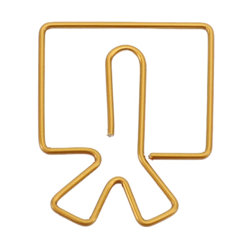 100PCS Funny Cute Paperclips Decorative Metal Small Journaling Paper Clamps