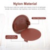 sourcing map 24Pcs Hinge Hole Covers, 35mm(1 3/8") Dia Plastic