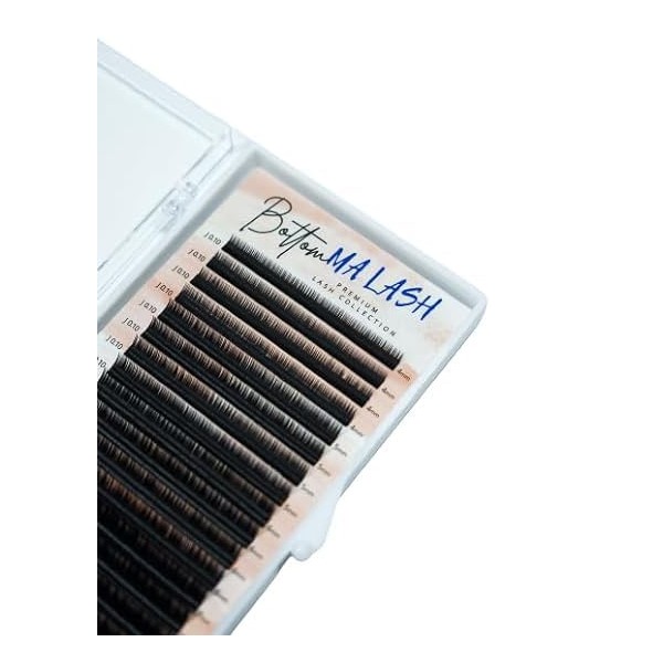 MA LASH Bottom B 0.12 4-8mm Eyelash Extensions Individual Lashes