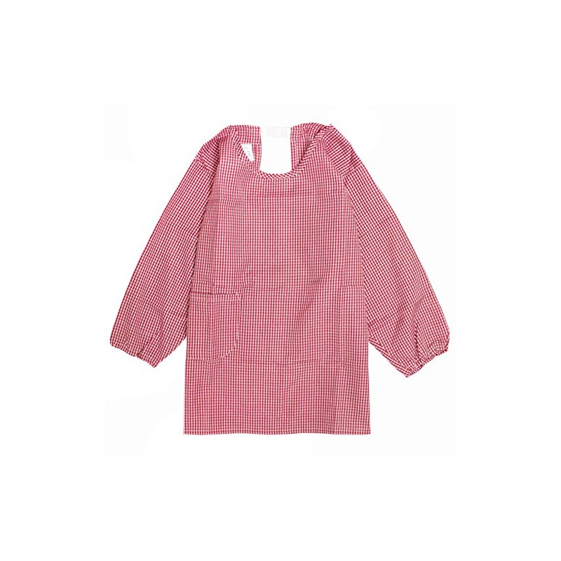 Timely tm101 Lunch Apron, Checkered Pattern, Kappo Clothing, School, Children's