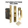 TSS 3 Lever Mortice Sash Lock for Internal Doors 2.5"