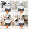 TranquilRelax 3-Pack Laundry Basket - Collapsible Tall Laundry Hamper with