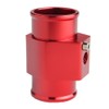 Dewhel Aluminum Red Water Temp Meter Temperature Gauge Joint Pipe