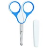 Baby Scissors with Protective Cap Nail Scissors 33338 Blue/White SL