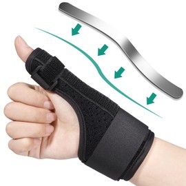 ALTcompluser Thumb Bandages Left Right Universal Thumb Bandage Breathable Thumb Splint Thumb Orthosis Thumb Support for Thumb Sprain Thumb and Wrist Fixed