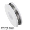 sourcing map Resistance Wire 0.2 mm 32AWG Super Fine Heating