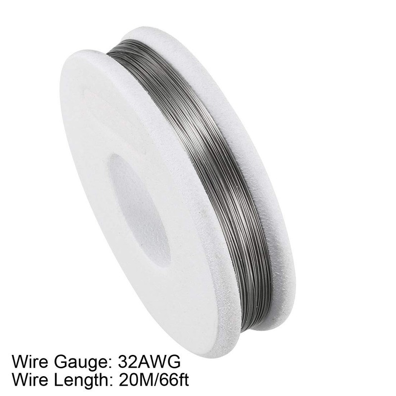 sourcing map Resistance Wire 0.2 mm 32AWG Super Fine Heating