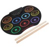 Electronic Drum Pad Portable Colored Hand Rolled Adult Beginner Percussion