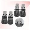 ORFOFE 4-Piece Pet Socks Set for Dogs Cats Non-Slip Cotton