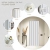 HARDJULAN 30X79in Interior Folding Accordion Doors for Living Spaces,White PVC,Handle