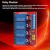 24V Relay Module 4 Channel Optocoupler Relay Module Board High