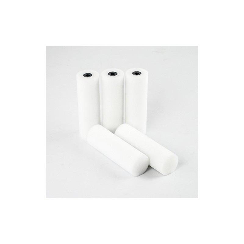 5 PIECES, FINE FOAM ROLLER STRAIGHT KERN 15 mm UPHOLSTERY