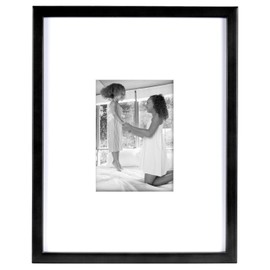 MCS East Village Frames, 11 x 14-2 4x6 mats, Black