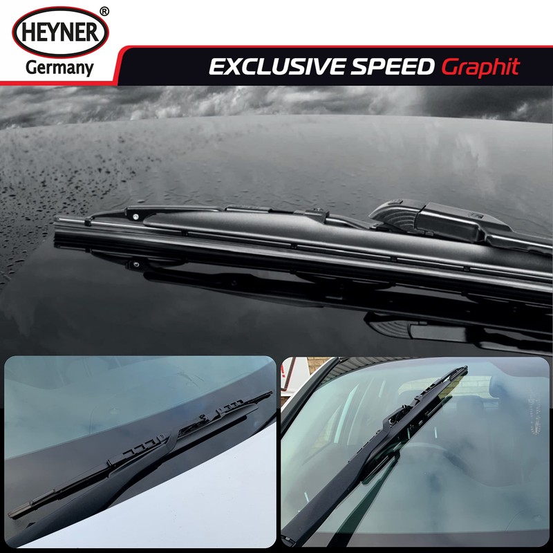 Heyner Exclusive Wiper Blades For Saab 9-3 Estate 2005-2007 Spoiler
