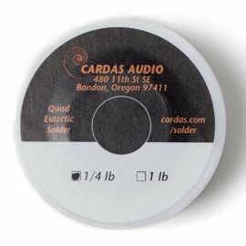 Cardas Audio High Grade Audio Quality Silver Solder .032 Dia 50 inches + Rosin Flux Packet