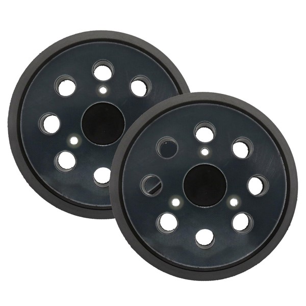 2 Pcs 5 Zoll Schleifpad Ersatzpad, 8 Loch 3 Auge