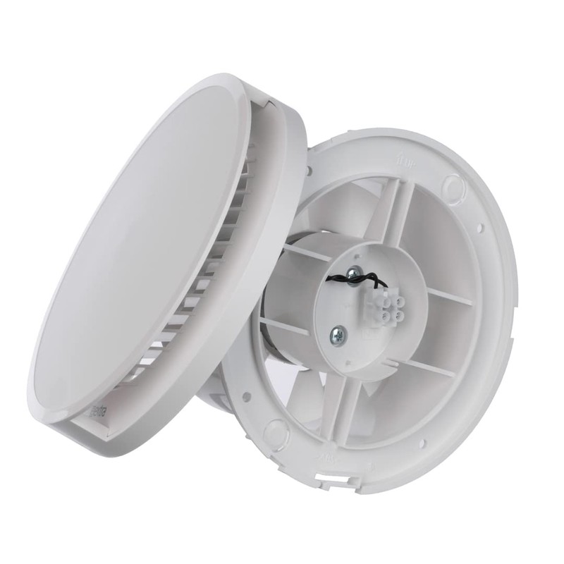 EUROPLAST Diameter 125mm Bathroom Extractor Fan Round - 5 inch