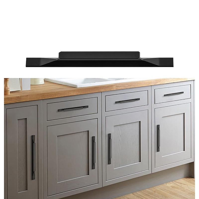 Qrity 10 x European Aluminium Alloy Kitchen Cabinet Pulls Wardrobe