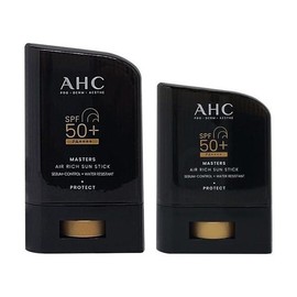 AHC Masters Air Rich Sun Stick 14g + 22g (SPF50+) Anti-white cast, 1 set for leisure sports, 1 Ss / AHC 마스터즈 에어 리치 선스틱 14g + 22g(SPF50+) 백탁방지 레포츠용 1세트 Ss 1개