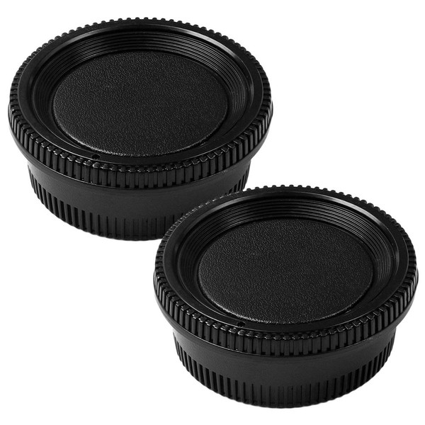 Fotover Camera Body Cap and Lens Rear Cap Cover Replacement