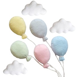 Newborn Photography Props Felt Balloons Clouds Decors Photo Props Photoshoot Unisex Baby Boys Girls Photo Prop