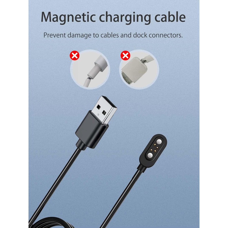 NOUKAJU Charger for IFECCO X17/X7 Bone Conduction Headphones, Magnetic USB