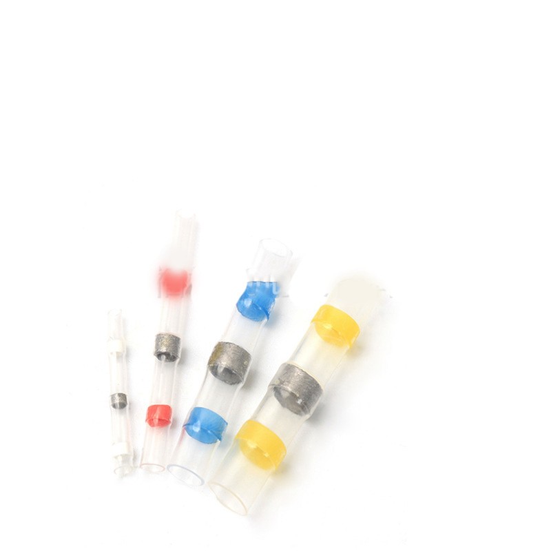 1 Set Heat Shrinkable Terminals Waterproof Solder Ring Insulated Butt