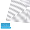 PATIKIL Square Die Cuts Shapes Metal Stencils Background Dies Clearance