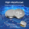 YKM 5 Pack CR1225 3V Battery for Thermometer LED Flashlight