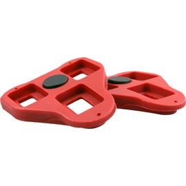 Velox Look Delta Pedal Cleats, Red, 9° Float
