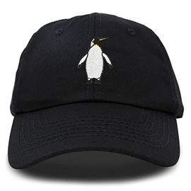 DALIX Penguin Hat Dad Baseball Cap Great Auk in Black