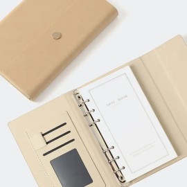 Pickle Stationery and Office Supply Notebook Diary Planner Brown for school, and desk organization, writing planning or paper accessory, Pickle Korean Import, and Desk
