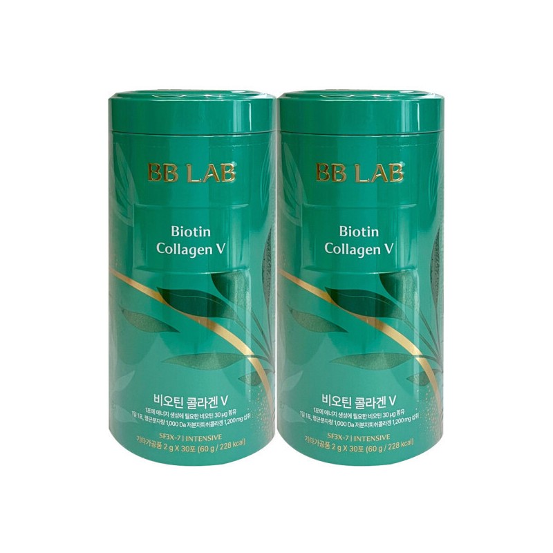Bibilab 비비랩 비오틴 콜라겐 V 2g x 30포 x 2개