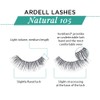 Ardell Natural Lashes False Eyelashes 105 Black (4 pack)