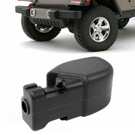 KUAFU Front&Right Bumper End Cap Compatible with 1997-2006 Jeep Wrangler,65th Anniversary Edition Bumper Corner Protection Replacement for 55155756AB, CH1005128