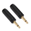 3.5mm Repair Plug Solder Type Gold Plated Replacement Mono Male